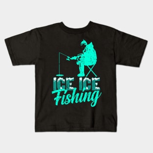Ice fishing Kids T-Shirt